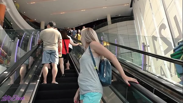 Remote Vibrator In Large Mall - Lot Of Fun With Letty Black