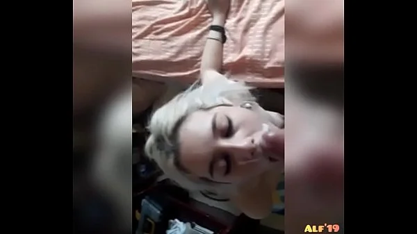 Amateur cumshot and facial compilation