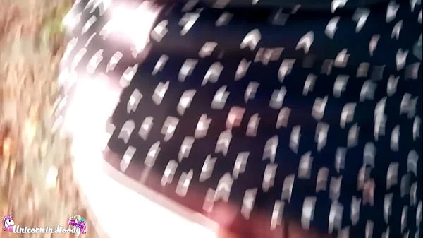 Sexy Teen Deepthroat and Dogging Cock Boyfriend in the Forest