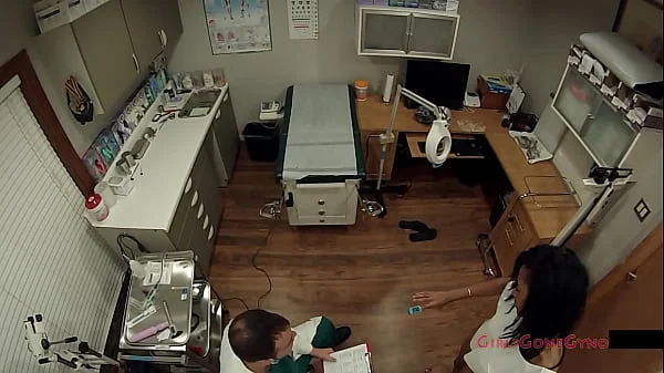 Shy Innocent Mixed Girl Undergoes Mandatory New Student Physical - GirlsGoneGyno Bella, Tampa University Physical - Part 4 of 7 Reup