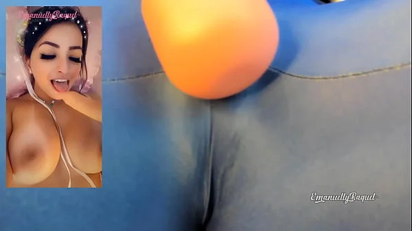 Sexy cosplay girl dressed as Chun Li from street fighter playing with her htachi vibrator cumming and soaking her panties and pants ahegao