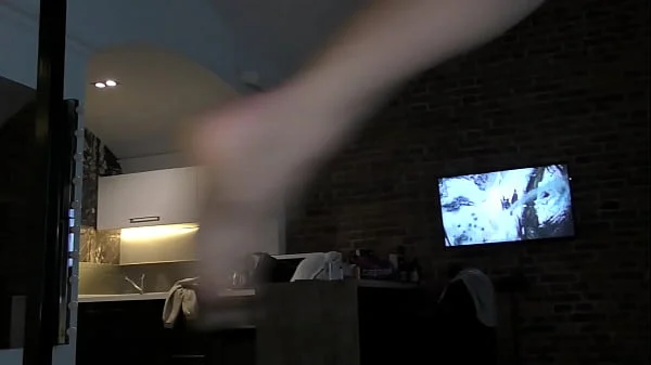 I slap her red big lips on my big meat cock