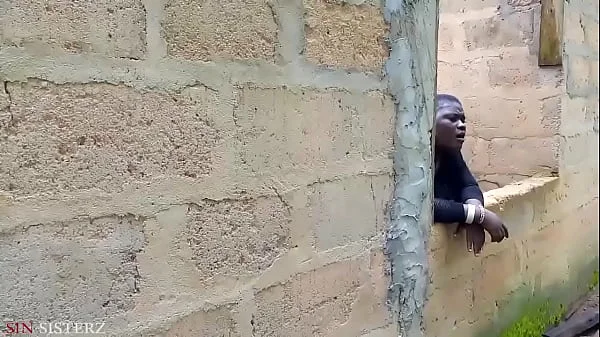 Two Sin Stepsisterz caught having threesome outside another compound in the village with another woman husband