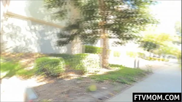 Big tits milf pissing