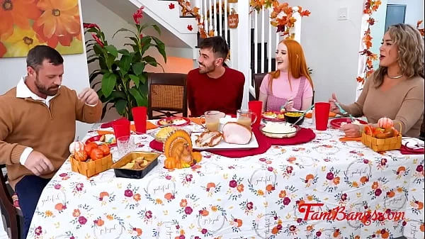 Thanks Giving Family Orgy- Arietta Adams, Cherry Fae