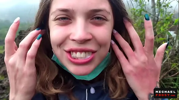 The Riskiest Public Blowjob In The World On Top Of An Active Bali Volcano - POV