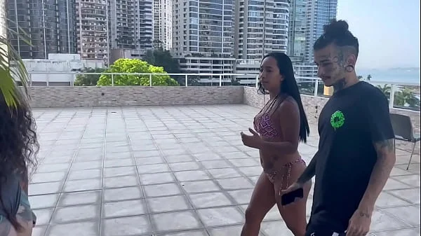 Amateur swinger foursume after pool