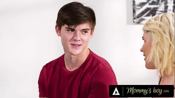 Kit Mercer Offers Up Her MILF Titties To Her New Virgin Stepson While Husband Is Away