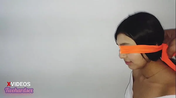 I cheat on my stepsister in a game of flavors and in the end she ends up getting a cock in her mouth and cum all over her face