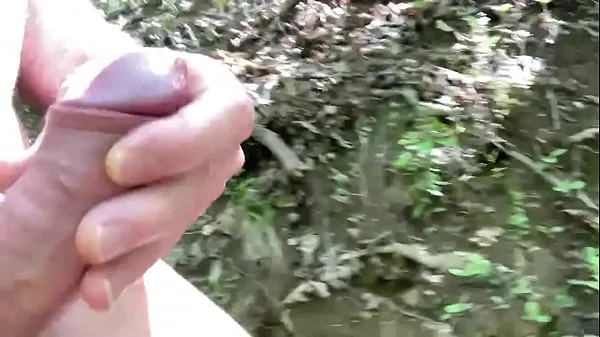 Hiking with a hard dick