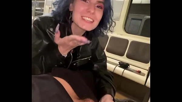 Public sex in a train car in the subway