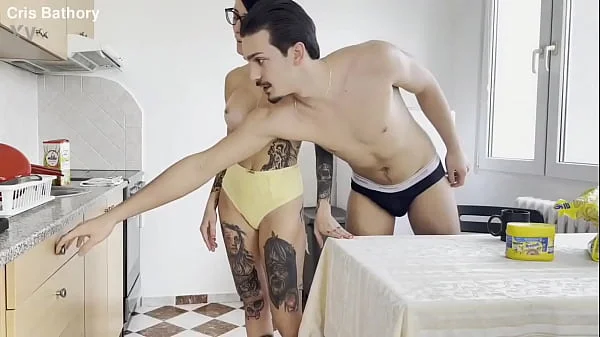 I went to serve my stepson breakfast, but ended up letting  him fuck me