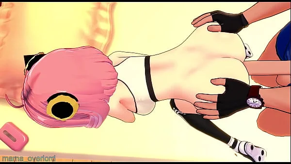 Anya Adult version wearing deportive clothes for training (spy x family)