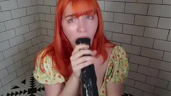 Deepthroating Large Bad Dragon Chance Down To The Base