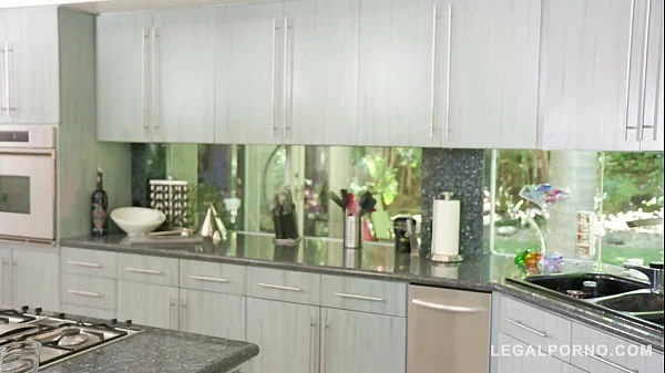 FREE Gorgeous teenager Emily Willis fucks two big dicks in super hot threesome GP607