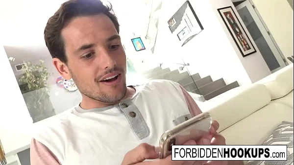 A food delivery turns into step-siblings banging