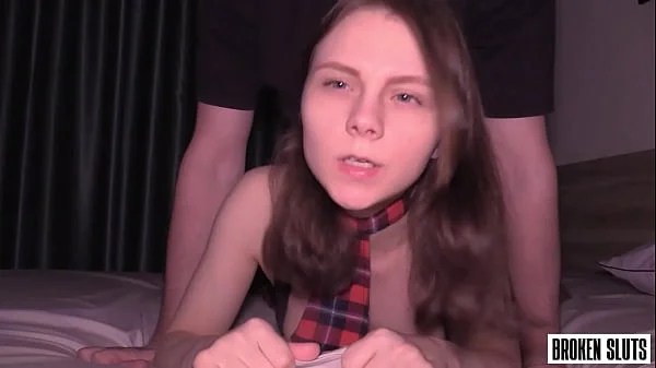 College Cutie Used As A Human Cum Dumpster