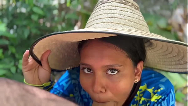 ENCUENTRO A CAMPESINA NOBLE Y LA PONGO A MAMAR A CAMBIO DE UN TELEFONO