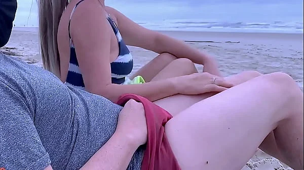 Who has never wanted to fuck on a public beach? Sometimes someone shows up and we have to hide it, but when it's calm, the dick fucks my ass hole deliciously