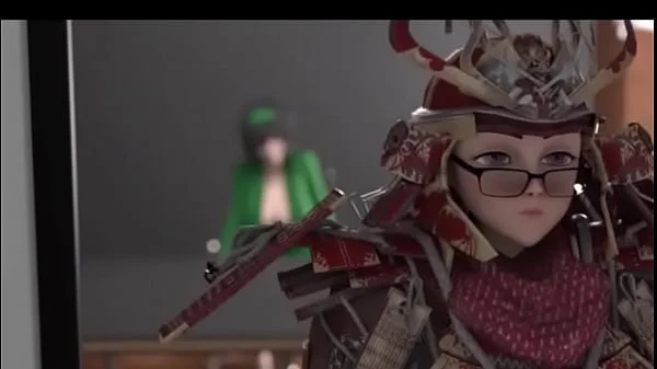 3d model stepmom enjoy in office