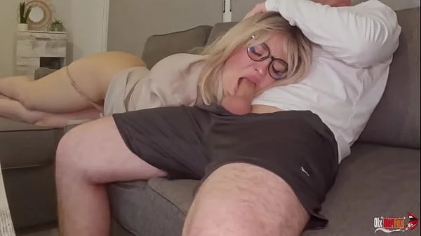 Unplanned sex Stepmom & Stepson Share a Couch