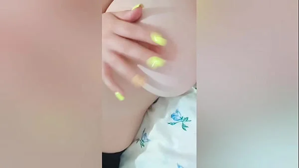 Young maid with big tits made a video for her boss to get a pay raise . Close-up . - Luxury Orgasm