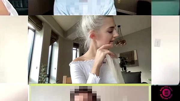 Eva gets creampied while in a zo0m meeting