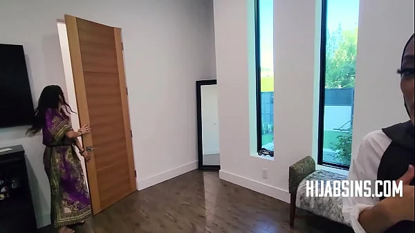 Shy Arab Girl Gets Help From A Friend