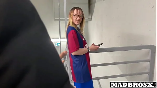 A Barcelona Supporter Fucked By PSG Fans in The Corridors Of The Football Stadium !!!