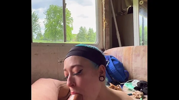 Pervert stepdad with 12 inch Monster Cock finds stepdaughter alone and finally fulfills all of his disgusting fantasies alone in mobile home