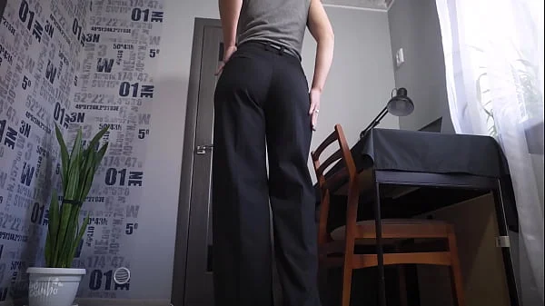 Secretary Pants Too Tight So They Rip Open