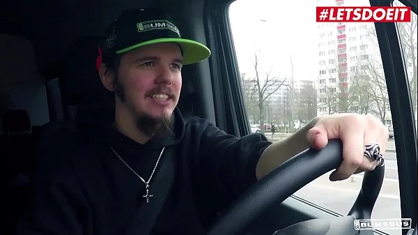 LETSDOEIT - Sexy Busty German MILF Kitty Core Takes It Rough On The Backseat Of The Van