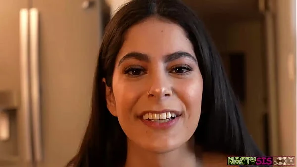 Nasty Stepsis Angel Gostosa Cant Complain When Dick in Her Mouth