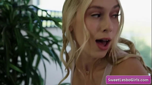 Busty blonde masseuse seduces her brunette BBW client and massage her big butt - Natasha Nice, Kay Lovely