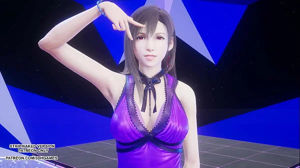 [MMD] TAEYEON - INVU Aerith Tifa Lockhart Hot Kpop Dance Final Fantasy Uncensored Hentai