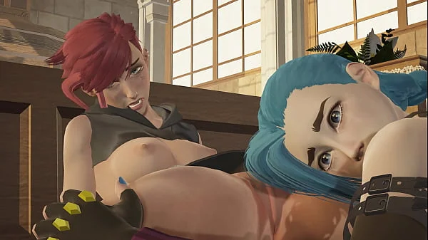 Arcane - Vi and Jinx Lesbian Sex [4K, 60FPS, 3D Hentai Game, Uncensored, Ultra Settings]