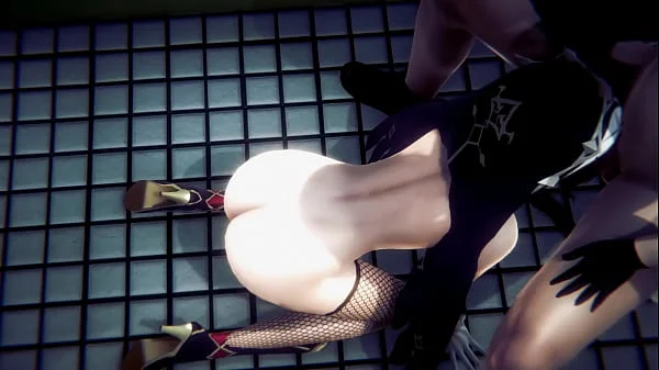 Genshin Impact Hentai - Rosaria Amazing Porn Uncensored - Japanese Asian Manga Anime Film Game Porn