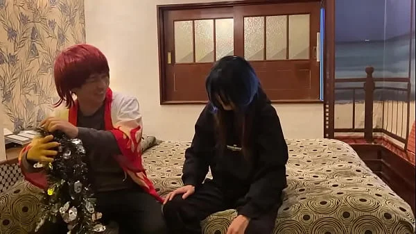 人妻熟女【無修正】ハロウィンの日にコスプレさせられてフェラから生中出し！！！