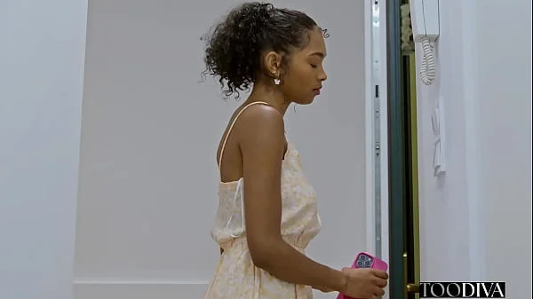 Hot Columbian babe get surprise visit in her apartment Barbie Rous