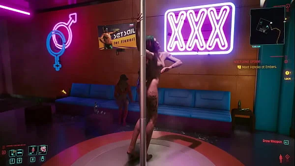 Judy X Johnny Silverhand hidden sex scene