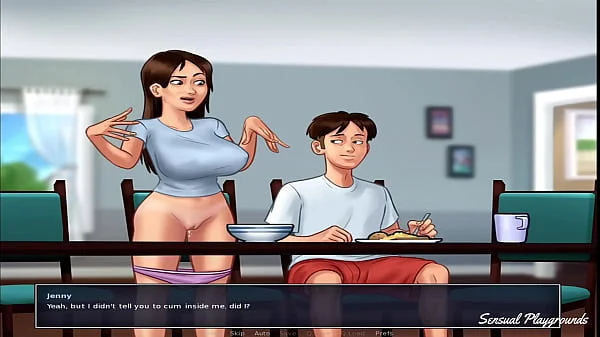 Summertime Saga | Pawg bbw busty stepmother and stepsister