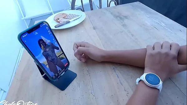 SEX ON THE VALCON WITH MY NEIGHBOOR - SHEILA ORTEGA