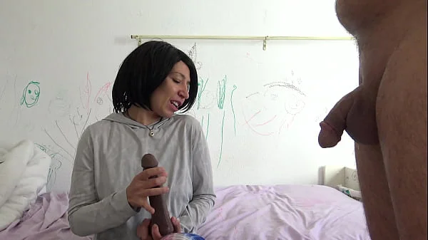 french amateur cuckold wife sucks black cock in front of husband