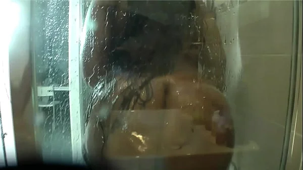 Tokyo Teaa exposes those huge tits and her big ass to you in the shower!