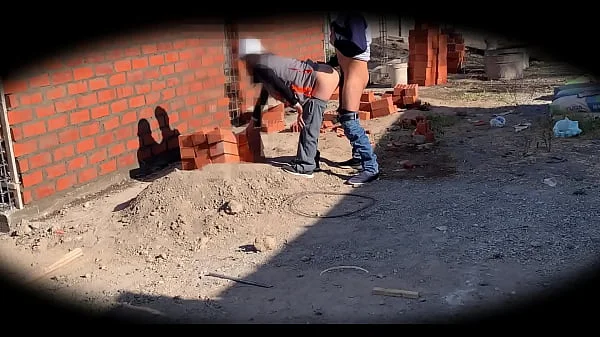 cámara de seguridad en obra de construcción Ingeniera Nataly