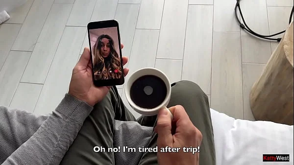 Cheating on my wife on a business trip with a luxurious escort Katty - Cum inside without a condom