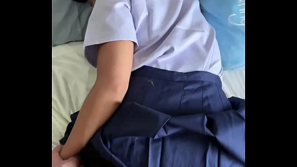French tourist fuck a 18 years old Thai student in uniform