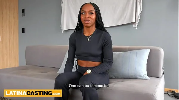 Amateur Afro Latina MILF booty fucked at POV casting call