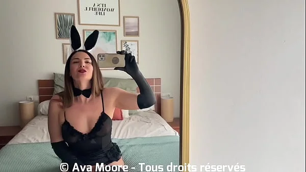 Lapine salope se fait défoncer en extérieur et remplir la chatte de sperme