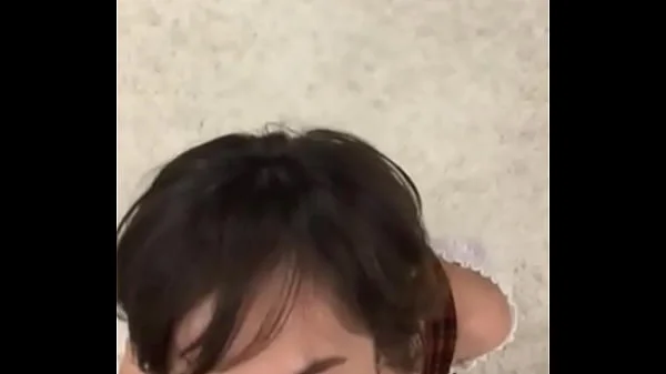 I sucked his big cock and he cum in my mouth, a lot of sperm!!!